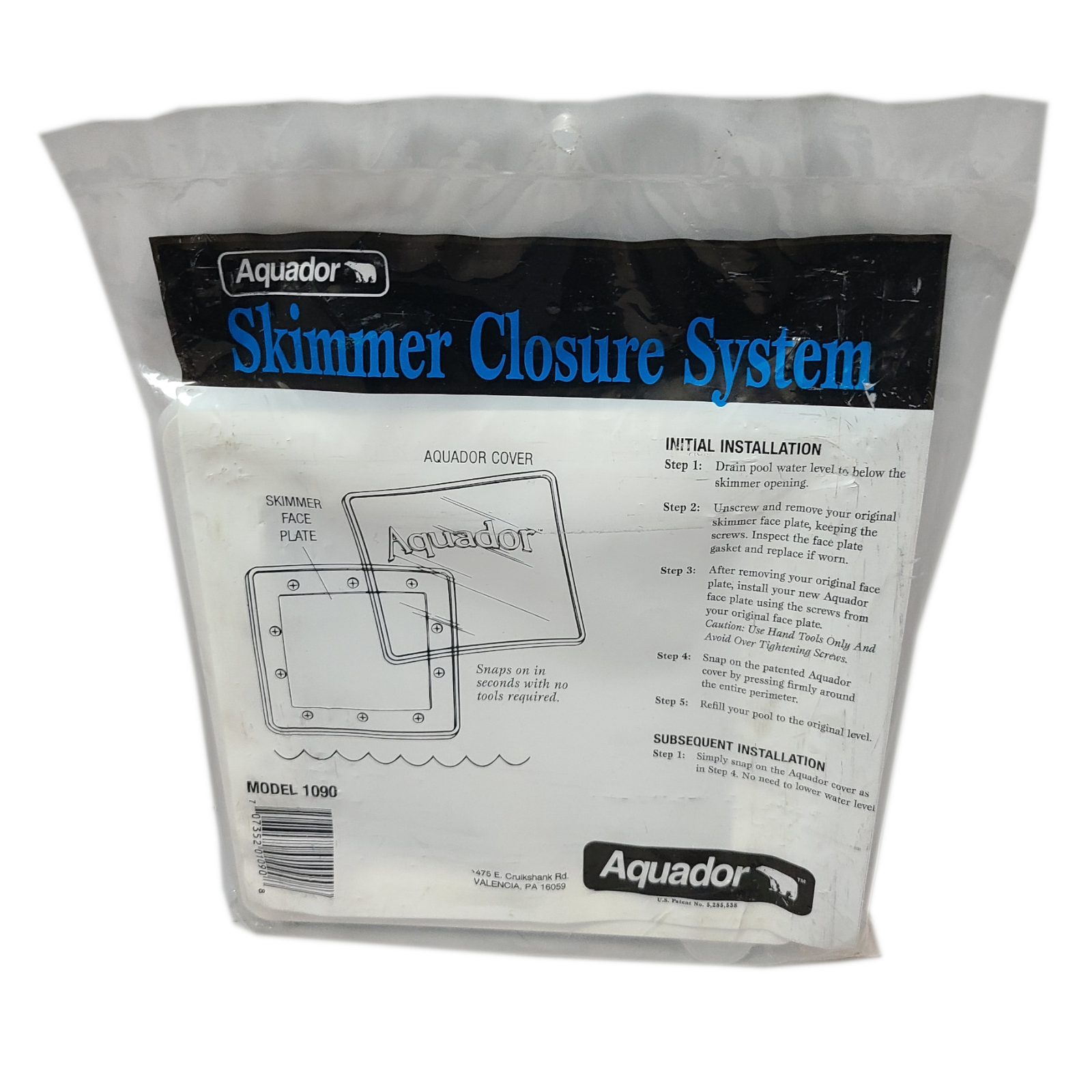 Above Ground Aquador Kit
